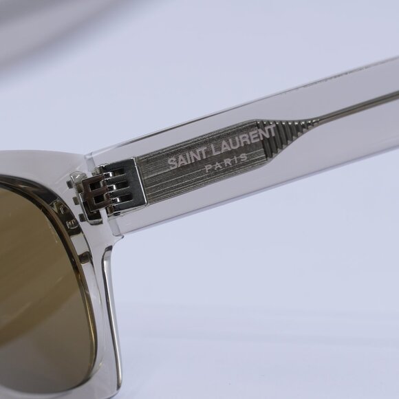 🕶️ New Saint Laurent SL402 018 Sunglasses - Beige Frame, Brown Lenses - Picture 8 of 11
